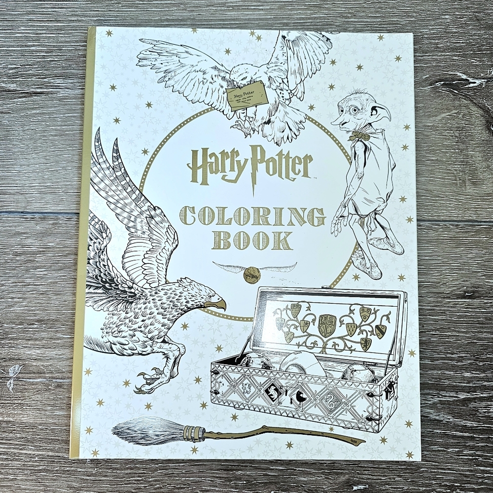 New Harry Potter Adult Coloring Book By Scholastic‎